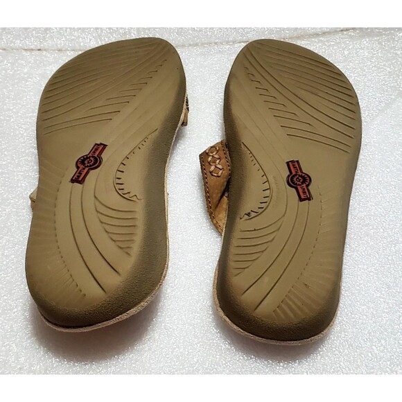 Earth Shoes Women's Size 8.5W Conway Brown Leather Slide Sandals Slip-On Comfort - Picture 7 of 12